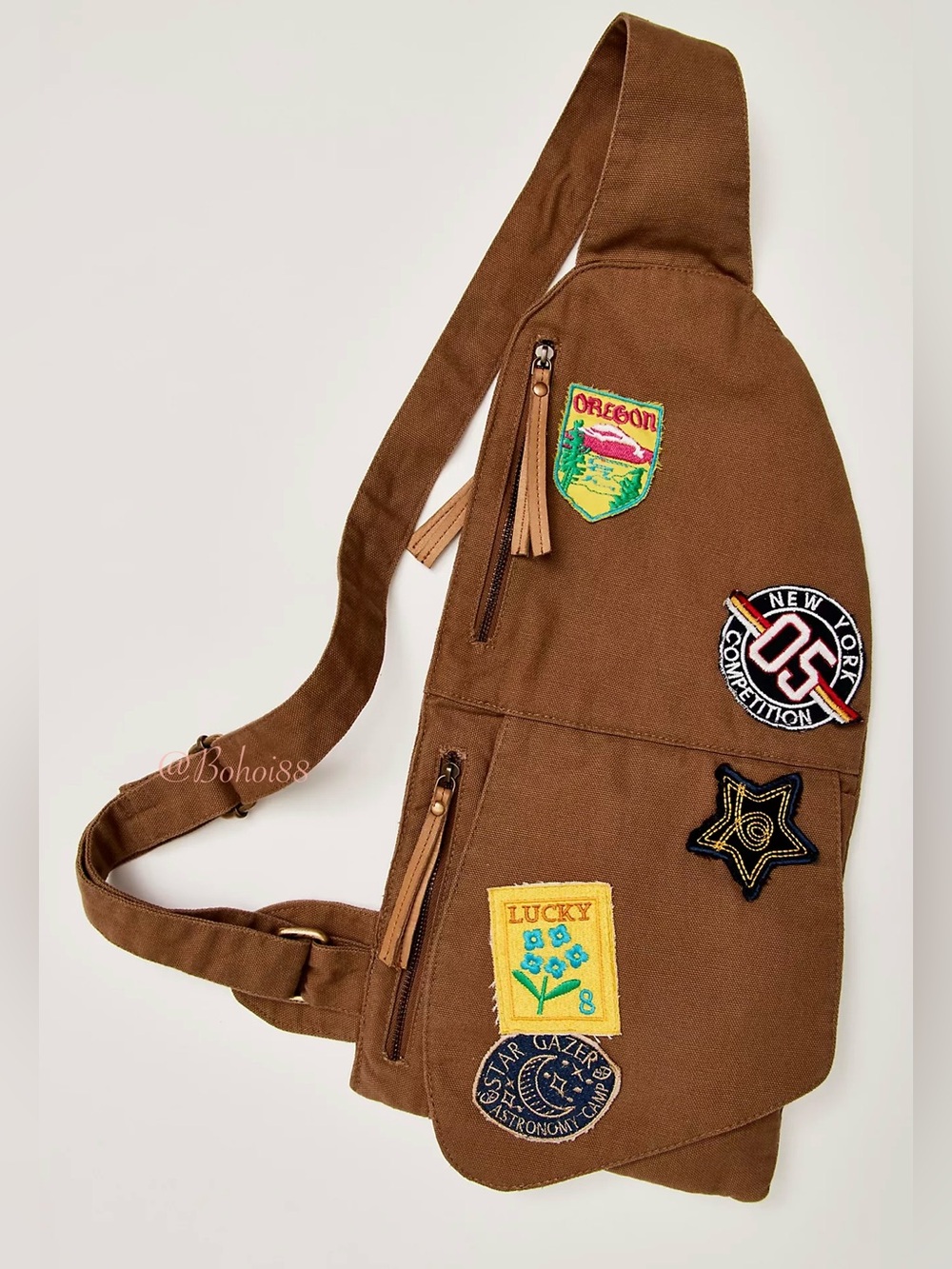 NWT Free People Safari Canvas Crossbody